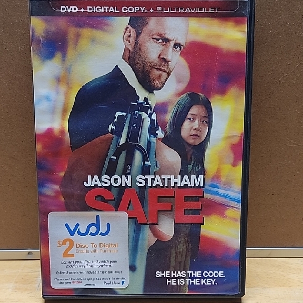 Safe DVD with Jason Statham